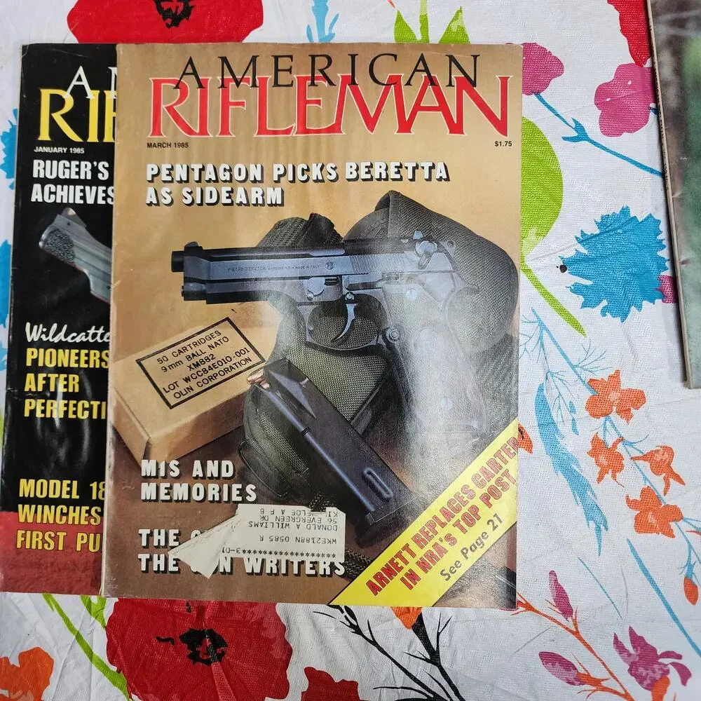 Lot of 6, 1985 American Rifleman Magazines